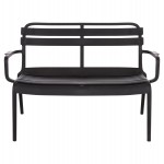 ΠΑΓΚΑΚΙ ΠΟΛΥΠΡΟΠΥΛΕΝΙΟΥ 2ΘΕΣΙΟ KORVER HM6332.02 ΜΑΥΡΟ 113x65x76Υεκ.