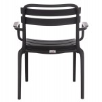 ΠΟΛΥΘΡΟΝΑ ΣΑΛΟΝΙΟΥ ΠΟΛΥΠΡΟΠΥΛΕΝΙΟΥ KORVER HM6333.02 ΜΑΥΡΗ 63.5x65x76Υεκ.