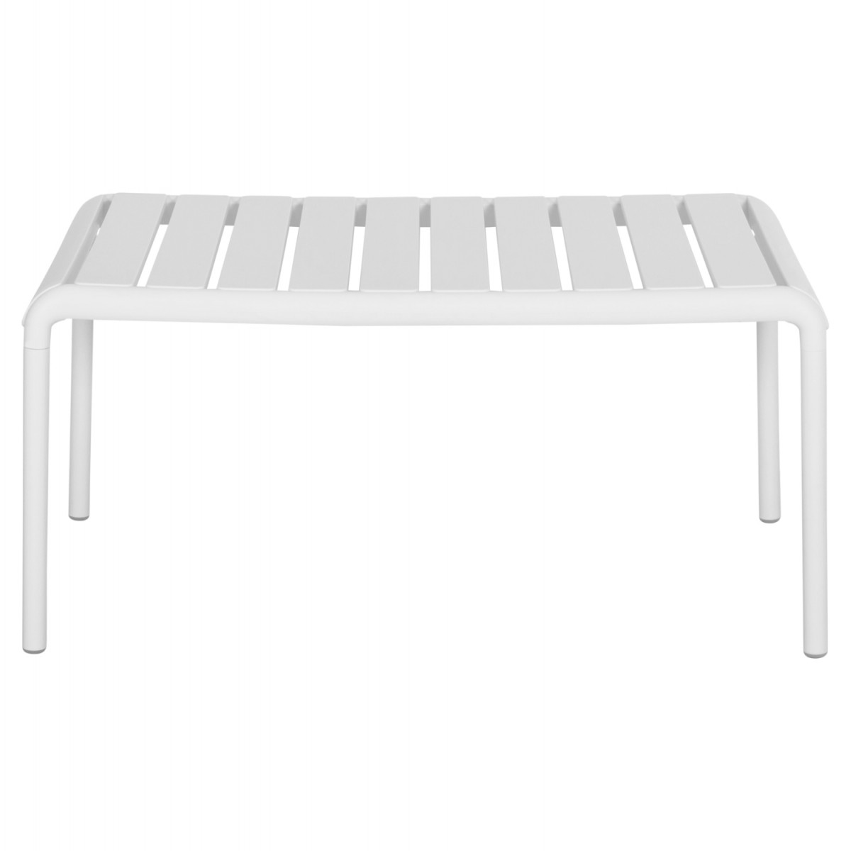 ΤΡΑΠΕΖΙ ΣΑΛΟΝΙΟΥ ΕΞΩΤΕΡΙΚΟΥ ΧΩΡΟΥ ΧΑΜΗΛΟ KORVER HM6334.01 ΠΟΛΥΠΡΟΠΥΛΕΝΙΟ ΛΕΥΚΟ 100x60x46Υεκ