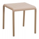 ΤΡΑΠΕΖΑΚΙ ΤΕΤΡΑΓΩΝΟ KORVER HM6335.04 ΠΟΛΥΠΡΟΠΥΛΕΝΙΟ ΣΕ ΚΑΠΟΥΤΣΙΝΟ 45x45x47Υεκ.