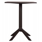 ΤΡΑΠΕΖΙ ΠΟΛΥΠΡΟΠΥΛΕΝΙΟΥ ΤΕΤΡΑΓΩΝΟ TERRIN HM6125.13 ΚΑΦΕ 60x60x75Υεκ.