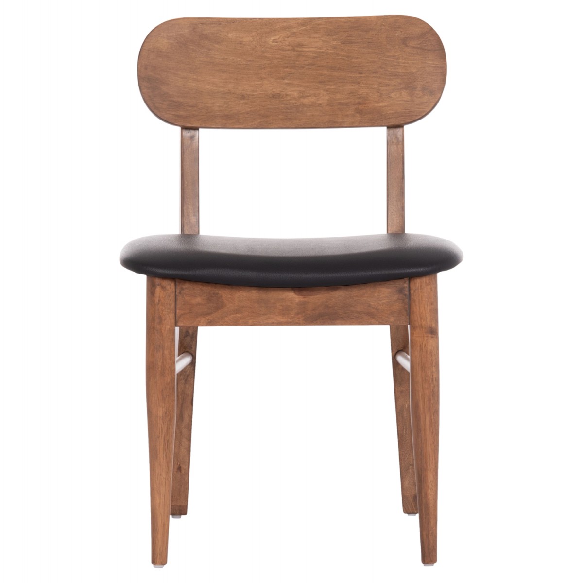 KΑΡΕΚΛΑ ΤΡΑΠΕΖΑΡΙΑΣ SEKOR HM9945.03 ΚΑΡΥΔΙ RUBBERWOOD-ΜΑΥΡΟ PU 51x48x79Υεκ