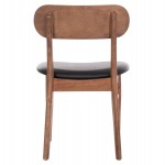 KΑΡΕΚΛΑ ΤΡΑΠΕΖΑΡΙΑΣ SEKOR HM9945.03 ΚΑΡΥΔΙ RUBBERWOOD-ΜΑΥΡΟ PU 51x48x79Υεκ