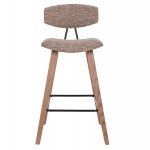 ΣΚΑΜΠΟ ΜΠΑΡ ΜΕΣ.ΥΨΟΥΣ INOVER HM9984.01 PLYWOOD ΣΕ WHITEWASH-ΚΑΦΕ ΥΦΑΣΜΑ 50x48x90Υεκ.