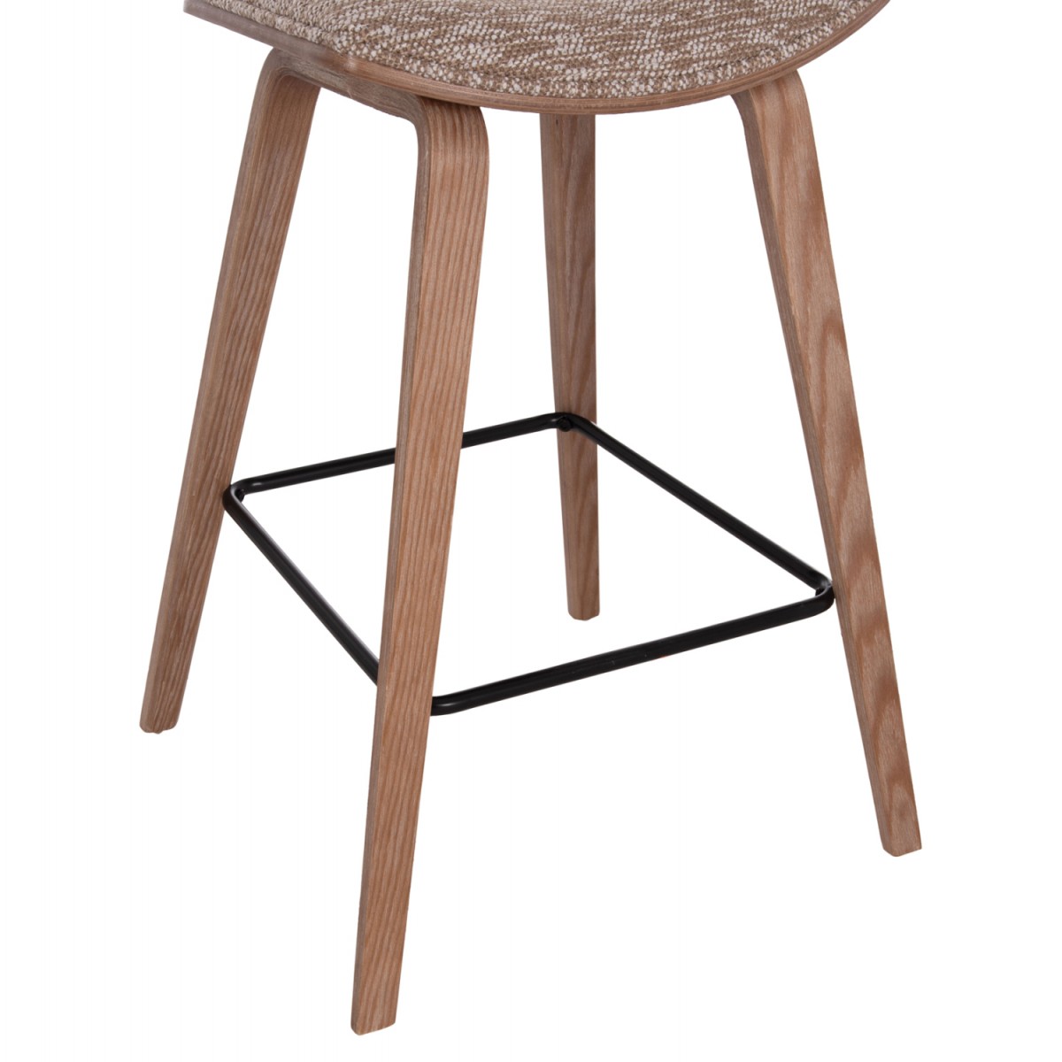 ΣΚΑΜΠΟ ΜΠΑΡ ΜΕΣ.ΥΨΟΥΣ INOVER HM9984.01 PLYWOOD ΣΕ WHITEWASH-ΚΑΦΕ ΥΦΑΣΜΑ 50x48x90Υεκ.