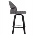 ΣΚΑΜΠΟ ΜΠΑΡ ΠΕΡΙΣΤΡΕΦΟΜΕΝΟ DEKKER HM18250.03 PLYWOOD ΜΑΥΡΟ--ΥΦΑΣΜΑ ΓΚΡΙ 48x54x96Υεκ.