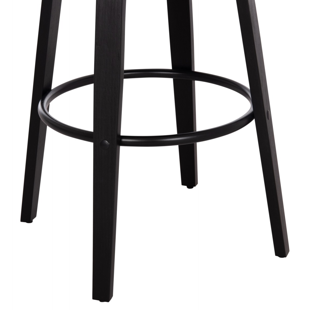 ΣΚΑΜΠΟ ΜΠΑΡ ΠΕΡΙΣΤΡΕΦΟΜΕΝΟ BECKER HM18251.02 PLYWOOD ΜΑΥΡΟ--ΕΚΡΟΥ ΥΦΑΣΜΑ 50x52x100Υ