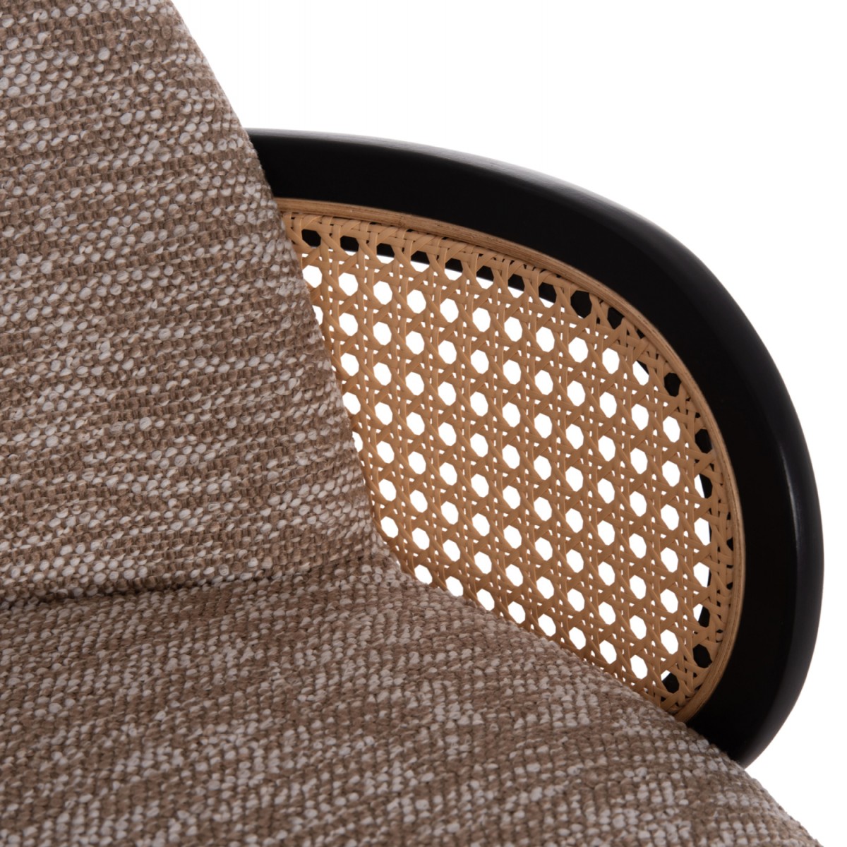 ΣΚΑΜΠΟ ΜΠΑΡ ΠΕΡΙΣΤΡΕΦΟΜΕΝΟ BECKER HM18251.03 PLYWOOD ΜΑΥΡΟ--ΚΑΦΕ ΥΦΑΣΜΑ 50x52x100Υ