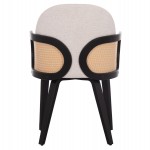 ΠΟΛΥΘΡΟΝΑ ΤΡΑΠΕΖΑΡΙΑΣ BECKER HM18246.02 PLYWOOD ΜΑΥΡΟ--ΕΚΡΟΥ ΥΦΑΣΜΑ 54x62x79Υεκ.