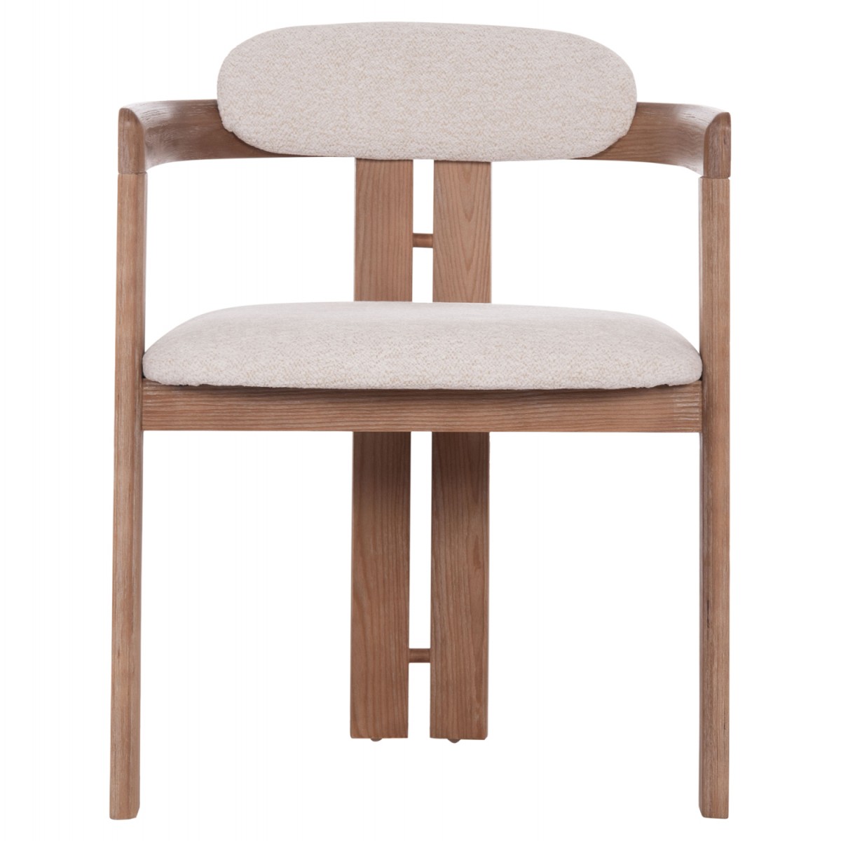 ΠΟΛΥΘΡΟΝΑ ΤΡΑΠΕΖΑΡΙΑΣ KALL HM18247.01 ΜΠΕΖ ΥΦΑΣΜΑ--ΜΑΤ WHITEWASH PLYWOOD 56x45x73Υεκ.