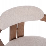 ΠΟΛΥΘΡΟΝΑ ΤΡΑΠΕΖΑΡΙΑΣ KALL HM18247.01 ΜΠΕΖ ΥΦΑΣΜΑ--ΜΑΤ WHITEWASH PLYWOOD 56x45x73Υεκ.