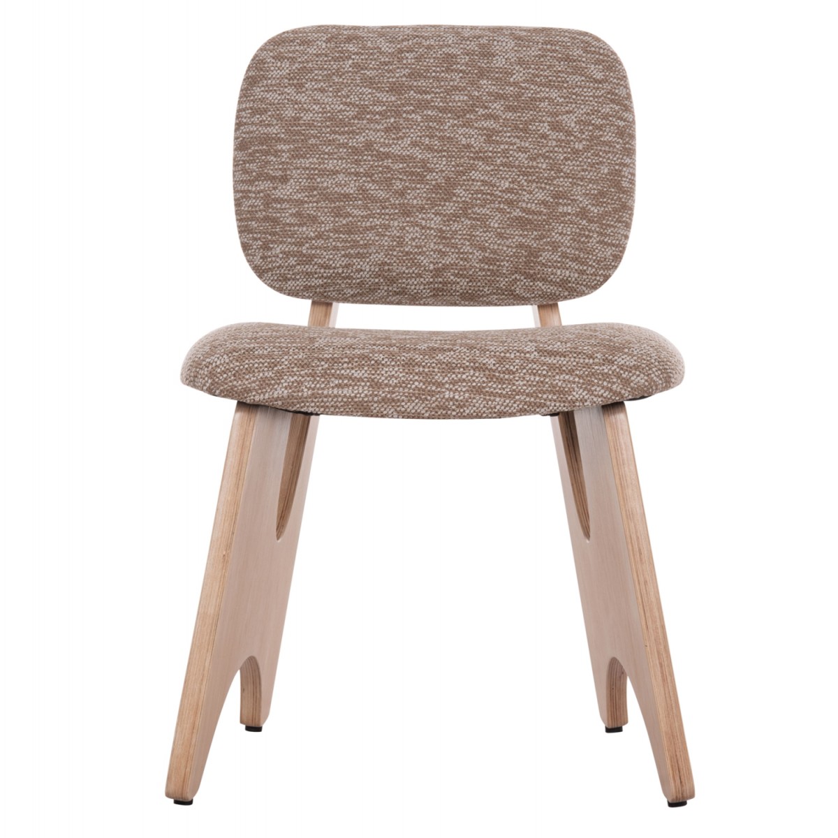 ΚΑΡΕΚΛΑ ΤΡΑΠΕΖΑΡΙΑΣ BELLISI HM18248.01 ΚΑΦΕ ΥΦΑΣΜΑ-PLYWOOD ΧΡΩΜΑ ΔΡΥΟΣ 53x56x78Υεκ.