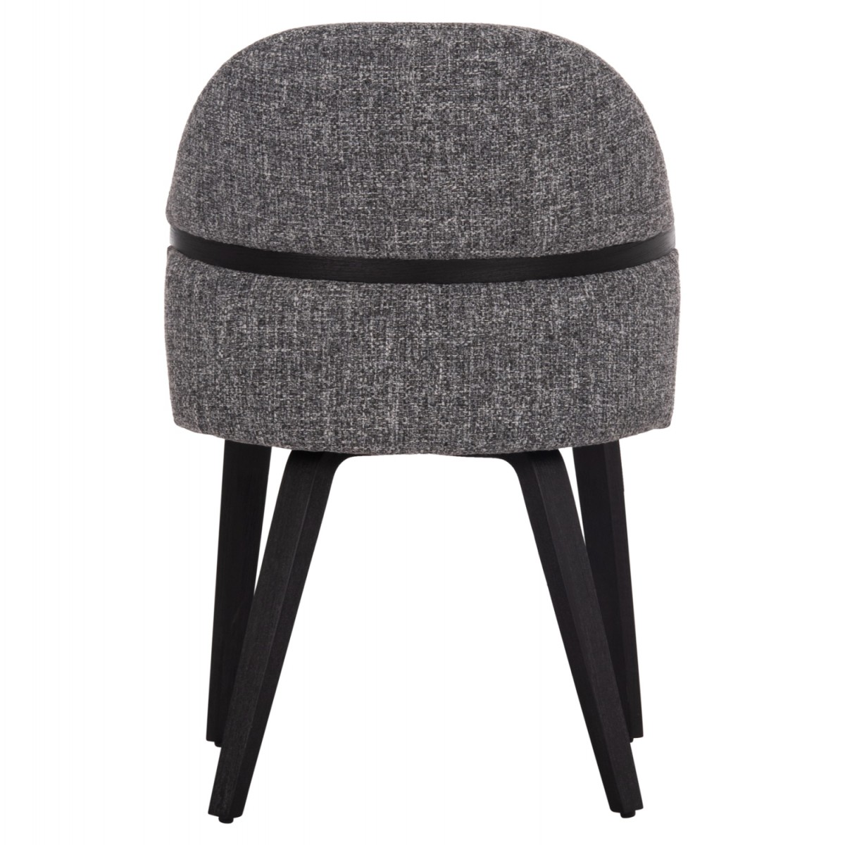 ΚΑΡΕΚΛΑ ΤΡΑΠΕΖΑΡΙΑΣ DEKKER HM18249.02 PLYWOOD ΜΑΥΡΟ--ΥΦΑΣΜΑ ΓΚΡΙ 50x60x80Υεκ.