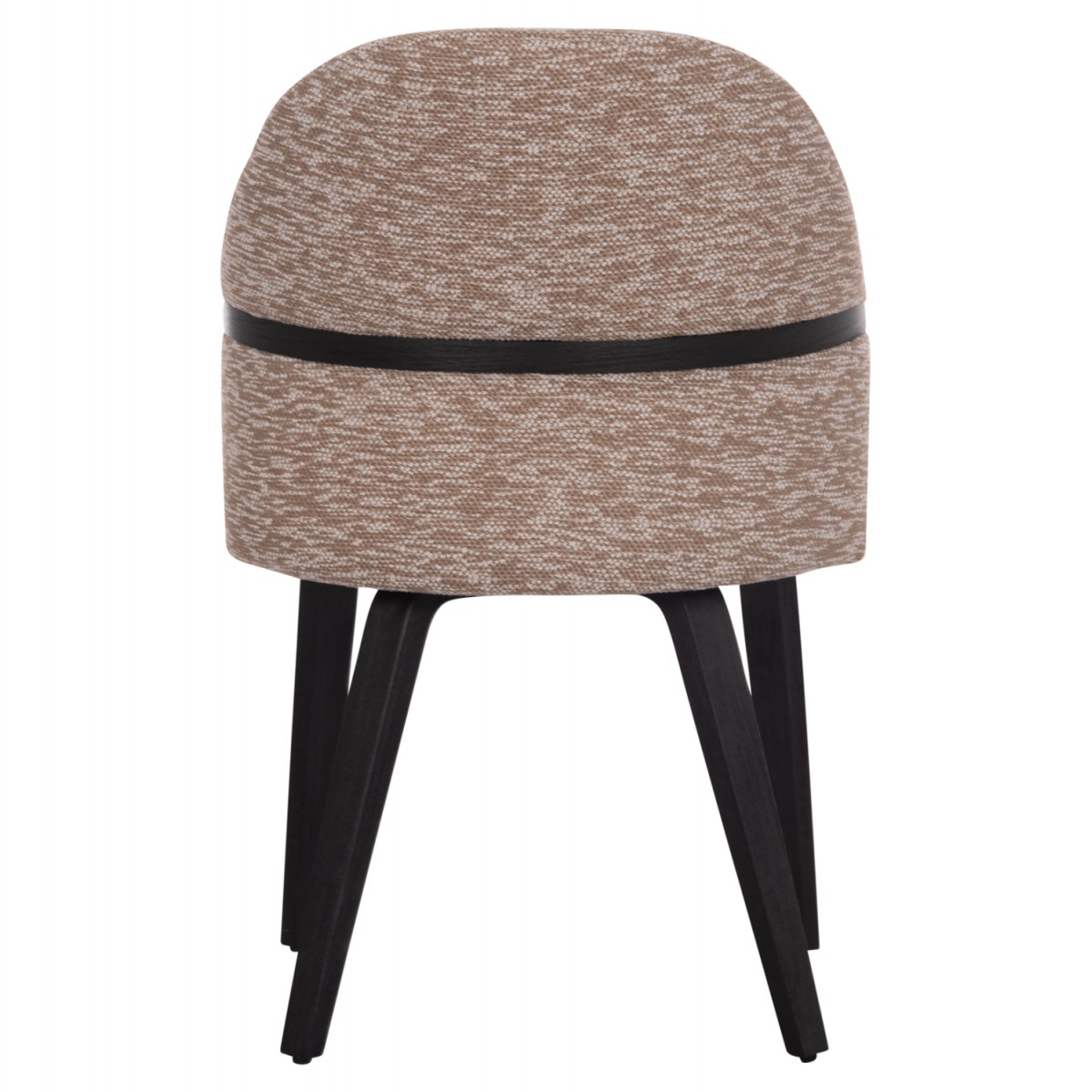 ΚΑΡΕΚΛΑ ΤΡΑΠΕΖΑΡΙΑΣ DEKKER HM18249.03 PLYWOOD ΜΑΥΡΟ--ΥΦΑΣΜΑ ΚΑΦΕ 50x60x80Υεκ.