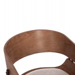 ΠΟΛΥΘΡΟΝΑ KRILL HM18254.01 PLYWOOD ΣΕ WHITEWASH--ΜΕΤΑΛΛΟ ΣΕ ΧΑΛΚΙΝΟ 55,5x55x72Υεκ.