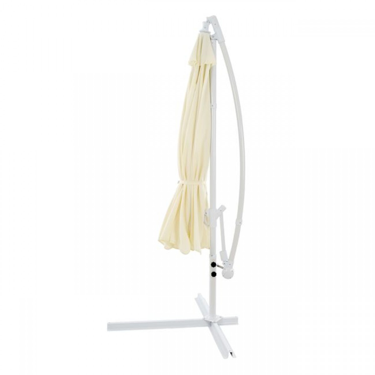 ΟΜΠΡΕΛΑ ΚΡΕΜΑΣΤΗ NOBLE Φ300x237cm. ΣΤΡΟΓΓΥΛΗ ΣΕ ΒΑΣΗ ΜΕ 4 ΠΟΔΙΑ HM6008