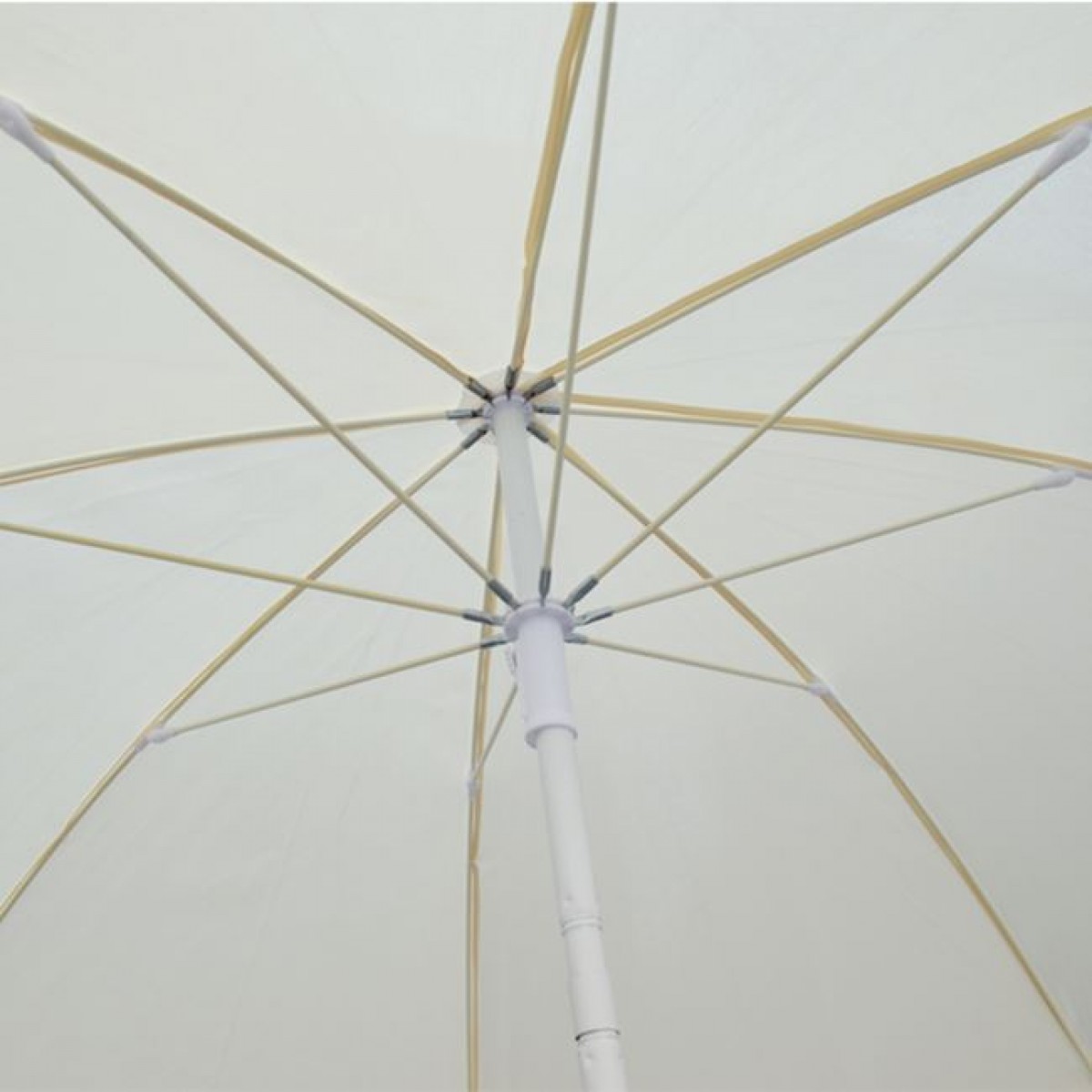 ΟΜΠΡΕΛΑ ΘΑΛΑΣΣΗΣ RANDALL 2.20μ HM6015.01 ΛΕΥΚΗ 8 ΑΚΤΙΝΕΣ FIBERGLASS