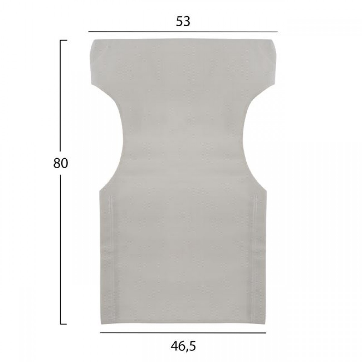 ΜΑΞΙΛΑΡΙ TEXTILENE 600gr/m2 2X1 ΕΚΡΟΥ ΓΙΑ ΠΟΛΥΘΡΟΝΑ ΣΚΗΝΟΘΕΤΗ HM5272.60 46.5Χ53Χ80Υεκ.