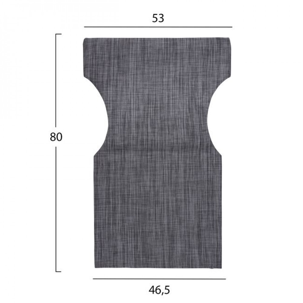 ΜΑΞΙΛΑΡΙ TEXTILENE 600gr/m2 2X1 ΓΚΡΙ ΓΙΑ ΠΟΛΥΘΡΟΝΑ ΣΚΗΝΟΘΕΤΗ HM5272.10 46.5Χ53Χ80Υεκ.