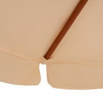 ΟΜΠΡΕΛΑ ΕΠΑΓΓΕΛΜΑΤΙΚΗ WALLER Φ2.30X2,50Y ΜΕ ΞΥΛΙΝΟ ΣΚΕΛΕΤΟ HM6021 ΜΠΕΖ