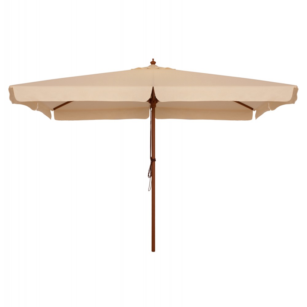 ΟΜΠΡΕΛΑ ΕΠΑΓΓΕΛΜΑΤΙΚΗ WALLER 4,00X4,00X3,00Y ΜΕ ΞΥΛΙΝΟ ΣΚΕΛΕΤΟ HM6023 ΜΠΕΖ