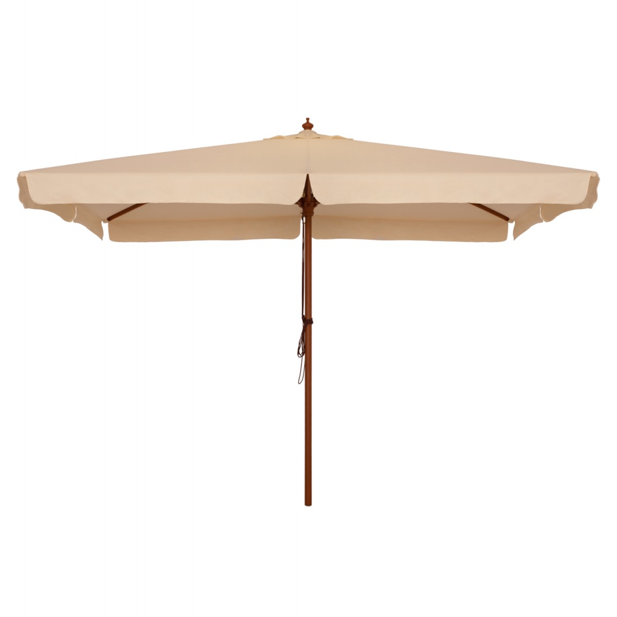 ΟΜΠΡΕΛΑ ΕΠΑΓΓΕΛΜΑΤΙΚΗ WALLER 4,00X4,00X3,00Y ΜΕ ΞΥΛΙΝΟ ΣΚΕΛΕΤΟ HM6023 ΜΠΕΖ