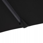 ΟΜΠΡΕΛΑ SHADER HM6025.03 ALU ΕΠΑΓΓΕΛΜΑΤΙΚΗ ΚΡΕΜΑΣΤΗ 3X3 360 ΜΟΙΡΩΝ ME ΜΑΥΡΟ ΑΚΡΥΛΙΚΟ ΠΑΝΙ