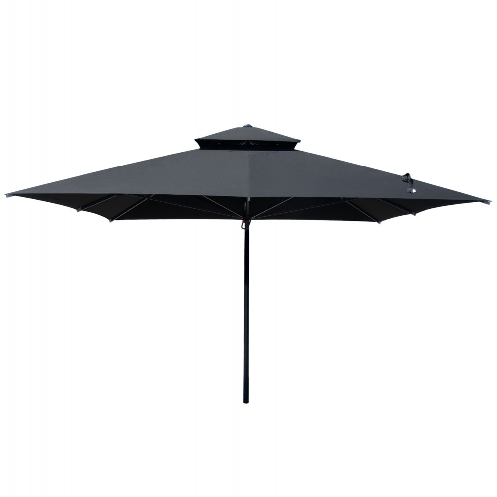 ΕΠΑΓΓΕΛΜΑΤΙΚΗ ΟΜΠΡΕΛΑ ALU ΤΗΛΕΣΚΟΠΙΚΗ HM6031.03 4x4x2,95-4Μ ΜΕ ΜΑΥΡΟ ΑΚΡΥΛΙΚΟ ΠΑΝΙ