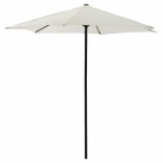 ΟΜΠΡΕΛΑ ΑΛΟΥΜΙΝΙΟΥ Φ250x236 εκ.ΜΕ 6 ΑΚΤΙΝΕΣ KACEN HM6030.02 ΕΚΡΟΥ ΓΚΡΙ