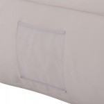 ΠΟΥΦ YAMIN 2ΑΤΟΜΩΝ ΜΕ TEXTILENE 600gr/m2 2X1 ΛΕΥΚΟ HM5773.11 140x140x40-60Υεκ.