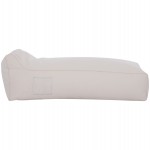 ΠΟΥΦ ΞΑΠΛΩΣΤΡΑ WADELIN HM5774.11 ΜΕ TEXTILINE ΛΕΥΚΟ 190x80x40-60Υ εκ.