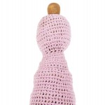 ΟΜΠΡΕΛΑ ΜΠΑΛΙΝΕΖΙΚΗ ΜΑΚΡΑΜΕ ΡΟΖ ΞΥΛO TEAK Φ200X260εκ. HM6035.04