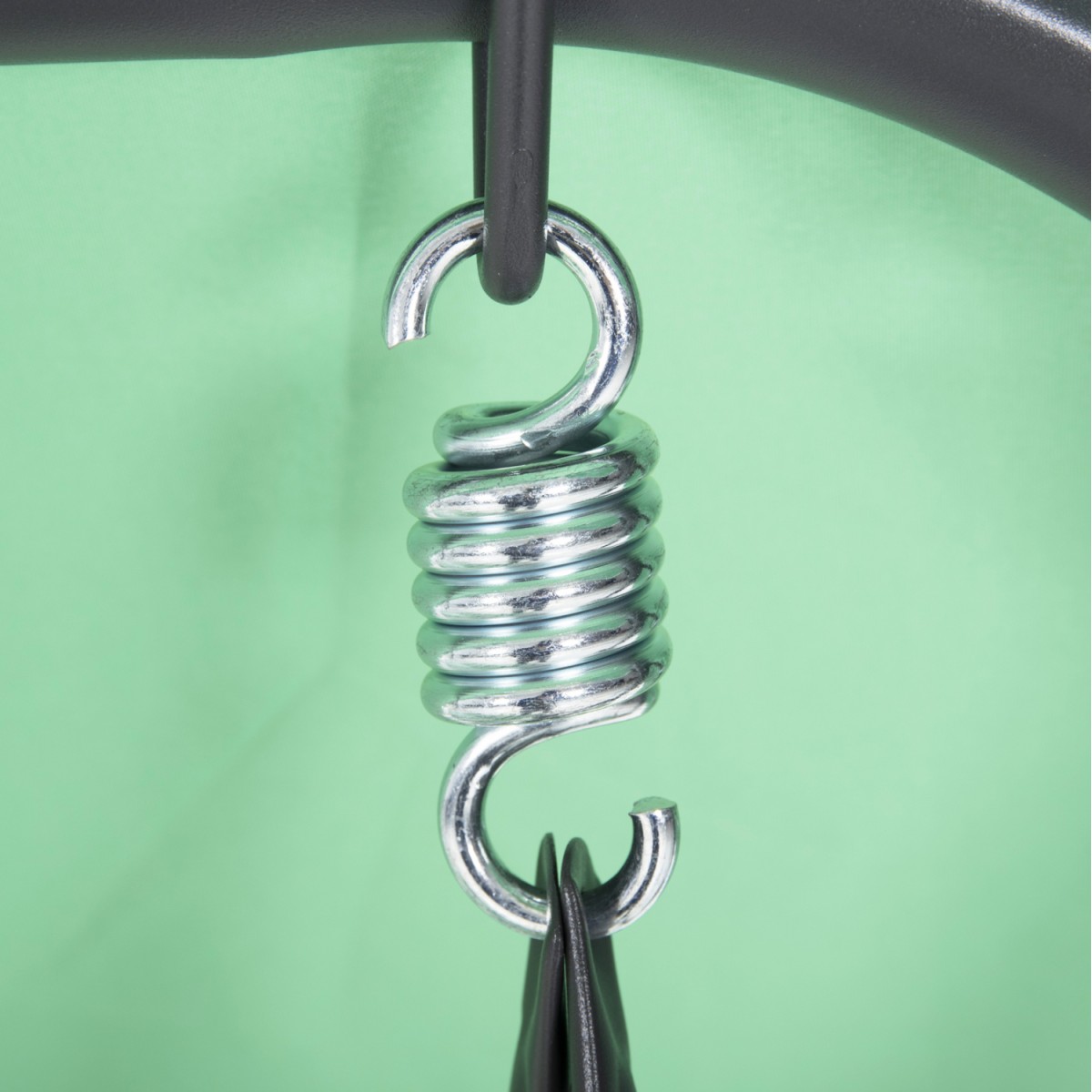 ΚΟΥΝΙΑ 3ΘΕΣΙΑ ΜΕ ΣΚΙΑΣΤΡΟ LIKID HM5979.03 ΜΕΤΑΛΛΟ ΓΚΡΙ-ΠΡΑΣΙΝΟ ΥΦΑΣΜΑ 174x110x200Υ