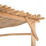 ΚΑΝΑΠΕΣ ΕΞΩΤ. ΧΩΡΟΥ ΜΕ ΣΚΙΑΣΤΡΟ & ΚΟΥΡΤΙΝΕΣ ALKIOR HM6110 ΚΛΑΔΙΑ TEAK-ΜΠΛΕ ΜΑΞΙΛΑΡΙΑ