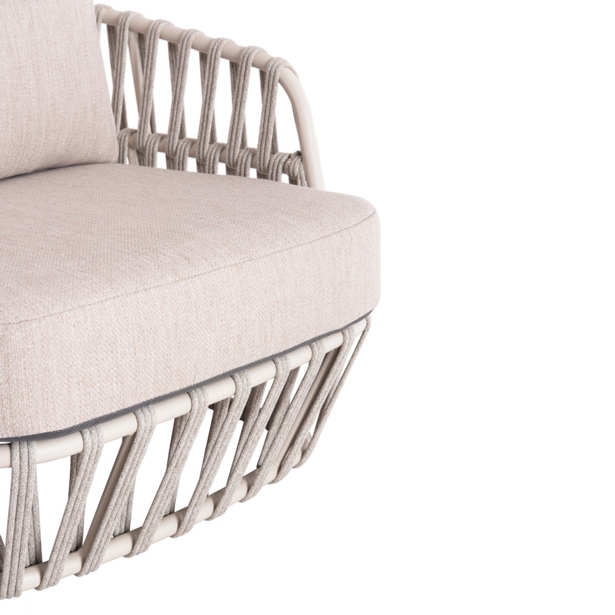 ΣΕΤ ΣΑΛΟΝΙ ΕΞ.ΧΩΡΟΥ 4ΤΜΧ SABO HM6208.02 ΜΠΕΖ OLEFIN & P.E.ΣΧΟΙΝΙ-ΚΡΕΜ ΑΛΟΥΜ.-ΞΥΛΟ TEAK