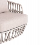 ΣΕΤ ΣΑΛΟΝΙ ΕΞ.ΧΩΡΟΥ 4ΤΜΧ SABO HM6208.02 ΜΠΕΖ OLEFIN & P.E.ΣΧΟΙΝΙ-ΚΡΕΜ ΑΛΟΥΜ.-ΞΥΛΟ TEAK