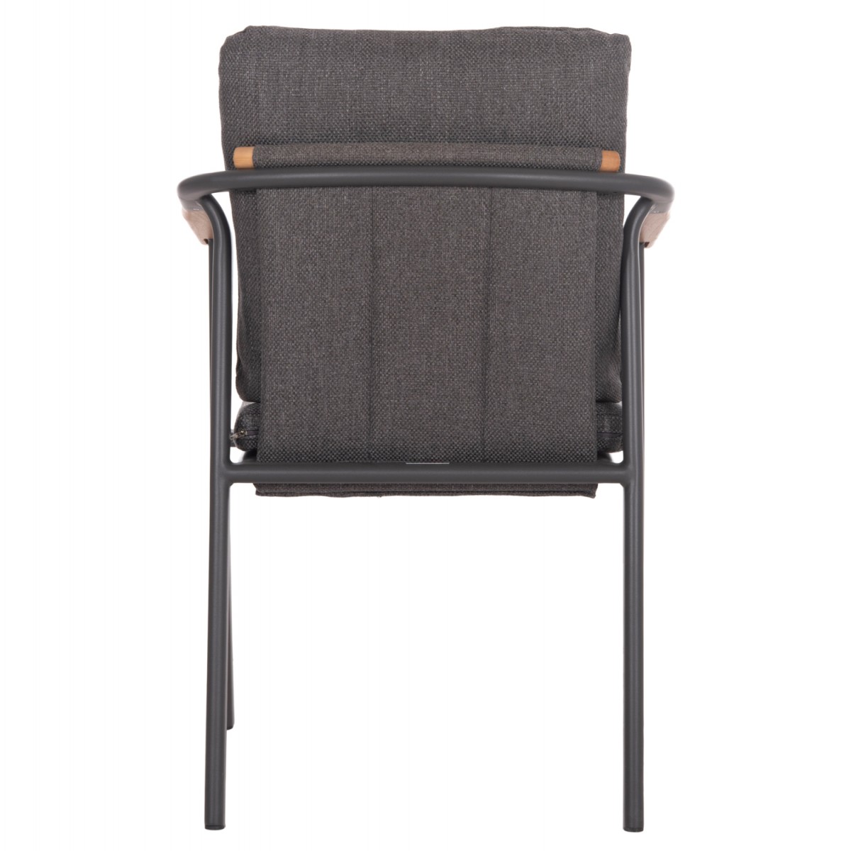 ΠΟΛΥΘΡΟΝΑ ΑΛΟΥΜΙΝΙΟΥ SENTI HM6204.01 ΣΚΕΛΕΤΟΣ & OLEFIN ΣΚΟΥΡΟ ΓΚΡΙ 60x55.5x90Υεκ