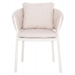 ΠΟΛΥΘΡΟΝΑ ΤΡΑΠΕΖΑΡΙΑΣ SHANKS HM6207.02 ΚΡΕΜ ΑΛΟΥΜ. & ΜΠΕΖ OLEFIN ΥΦΑΣΜΑ 63x60.5x75-77Υεκ