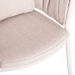 ΠΟΛΥΘΡΟΝΑ ΤΡΑΠΕΖΑΡΙΑΣ SHANKS HM6207.02 ΚΡΕΜ ΑΛΟΥΜ. & ΜΠΕΖ OLEFIN ΥΦΑΣΜΑ 63x60.5x75-77Υεκ