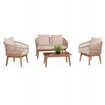 ΣΕΤ ΣΑΛΟΝΙ ΕΞ.ΧΩΡΟΥ 4ΤΜΧ FRANKY HM6231 ΞΥΛΟ ΑΚΑΚΙΑΣ-ΜΕΤΑΛΛΟ-ΣΧΟΙΝΙ