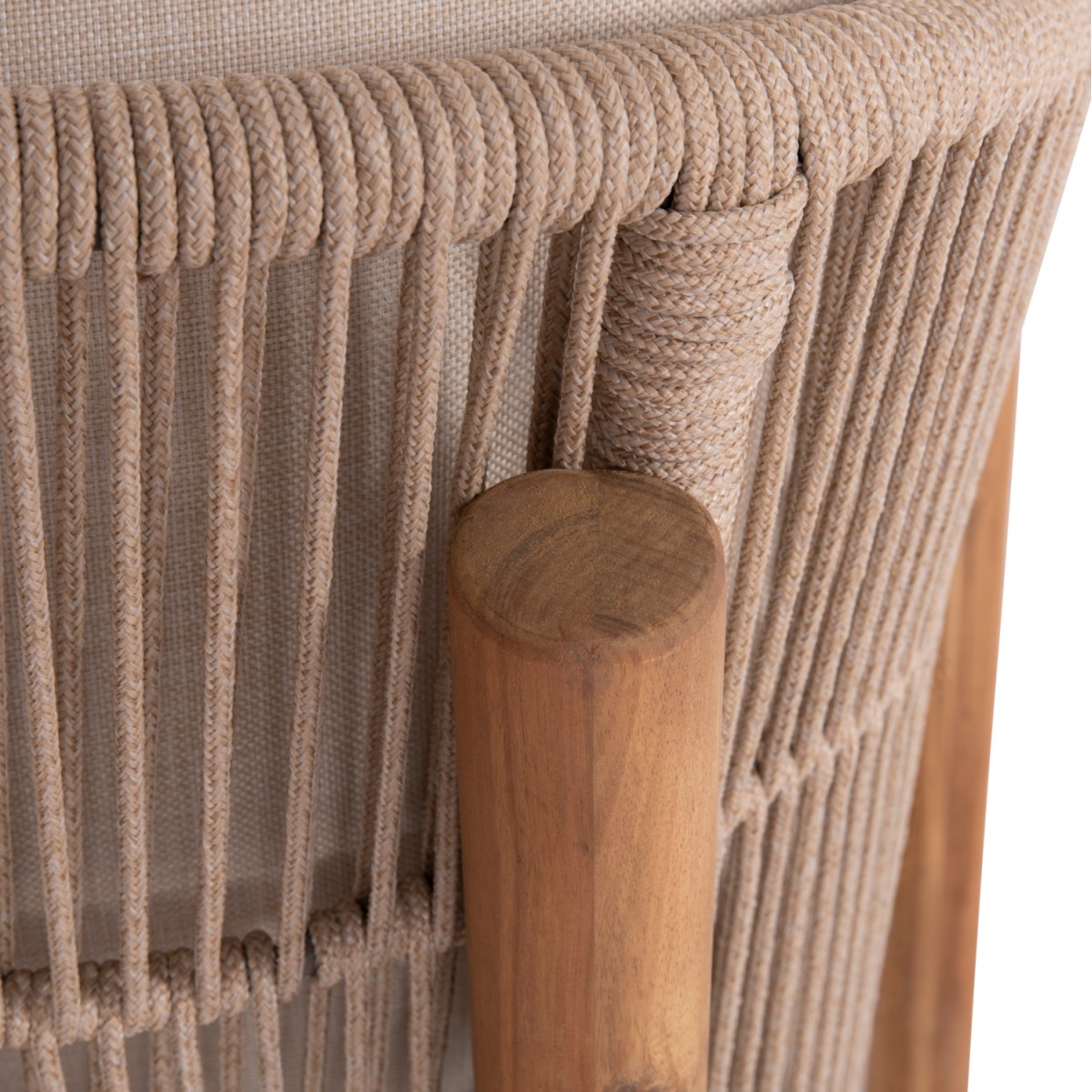 ΚΑΝΑΠΕΣ 2ΘΕΣΙΟΣ ΕΞ.ΧΩΡΟΥ SANJI HM6220 ΞΥΛΟ ΑΚΑΚΙΑΣ-ΑΛΟΥΜΙΝΙΟ-ΣΧΟΙΝΙ 168,5x80x82Υεκ.