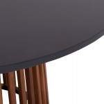 ΤΡΑΠΕΖΙ ΣΤΡΟΓΓΥΛΟ ΕΞ.ΧΩΡΟΥ CRISTOBAL HM6235 ΞΥΛΟ ΑΚΑΚΙΑΣ-CEMENT TOP Φ120x77Υεκ