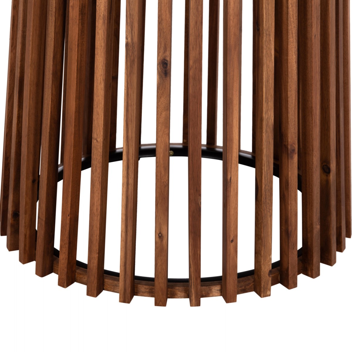 ΤΡΑΠΕΖΙ ΣΤΡΟΓΓΥΛΟ ΕΞ.ΧΩΡΟΥ CRISTOBAL HM6235 ΞΥΛΟ ΑΚΑΚΙΑΣ-CEMENT TOP Φ120x77Υεκ