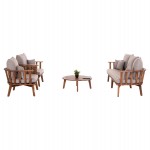 ΣΕΤ ΣΑΛΟΝΙ ΕΞΩΤ.ΧΩΡΟΥ 4TMX HARRA HM6236 ΞΥΛΟ ΑΚΑΚΙΑΣ ΦΥΣΙΚΟ--ΜΑΞΙΛΑΡΙΑ ΓΚΡΙ