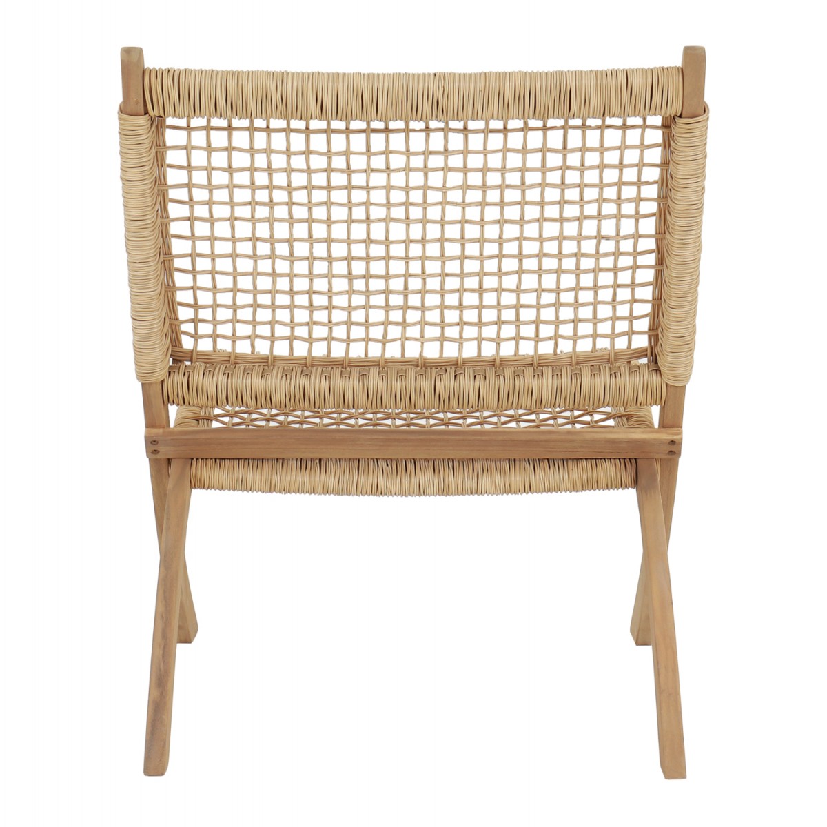 ΚΑΡΕΚΛΑ ΑΝΑΔΙΠΛΟΥΜΕΝΗ FERMO HM6243.01 ΞΥΛΟ ΑΚΑΚΙΑΣ ΦΥΣΙΚΟ-ΣΥΝΘ.WICKER 60x76x72Υεκ.