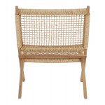 ΚΑΡΕΚΛΑ ΑΝΑΔΙΠΛΟΥΜΕΝΗ FERMO HM6243.01 ΞΥΛΟ ΑΚΑΚΙΑΣ ΦΥΣΙΚΟ-ΣΥΝΘ.WICKER 60x76x72Υεκ.