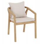 ΠΟΛΥΘΡΟΝΑ CONTREL HM6244.01 ΞΥΛΟ ΑΚΑΚΙΑΣ ΦΥΣΙΚΟ-ΣΧΟΙΝΙ & ΜΑΞΙΛΑΡΙΑ ΜΠΕΖ 58x60x74Υεκ.