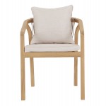 ΠΟΛΥΘΡΟΝΑ CONTREL HM6244.01 ΞΥΛΟ ΑΚΑΚΙΑΣ ΦΥΣΙΚΟ-ΣΧΟΙΝΙ & ΜΑΞΙΛΑΡΙΑ ΜΠΕΖ 58x60x74Υεκ.