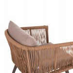 ΣΑΛΟΝΙ ΕΞ.ΧΩΡΟΥ 4ΤΜΧ FREJA HM6057.04 ΑΛΟΥΜ.ΚΑΠΟΥΤΣΙΝΟ-PE RATTAN & ΜΑΞΙΛΑΡΙΑ ΜΠΕΖ