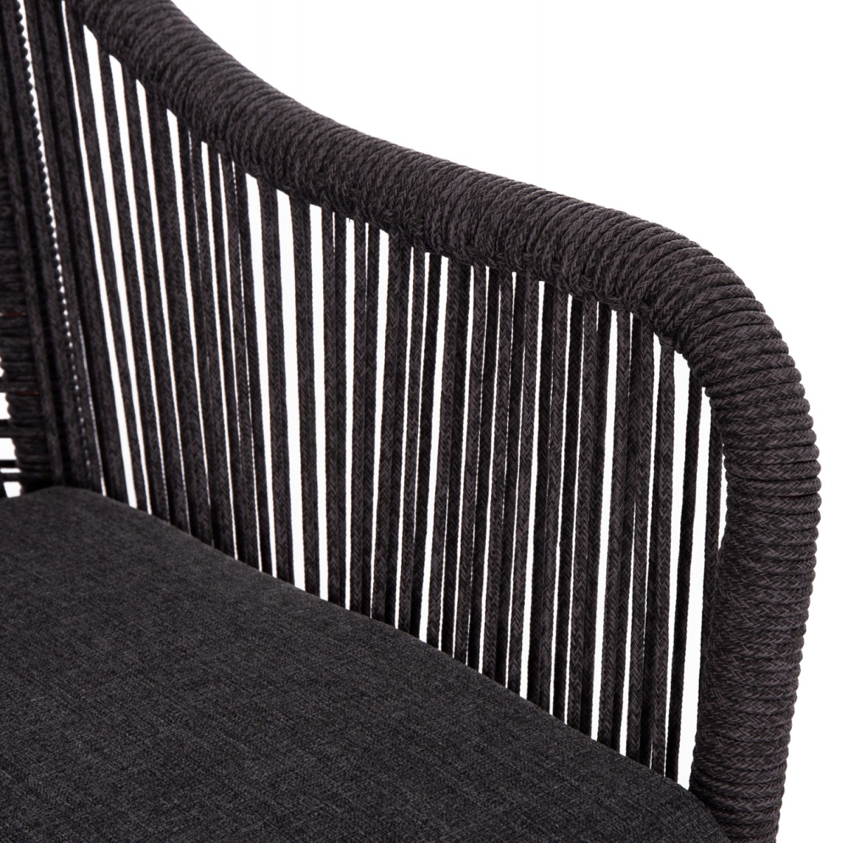 ΚΑΝΑΠΕΣ 2ΘΕΣΙΟΣ MYRTIA HM5550.11 AΛΟΥΜΙΝΙΟ ΚΑΦΕ--ΑΝΘΡΑΚΙ P.E. ΣΧΟΙΝΙ 123x61x90Υεκ